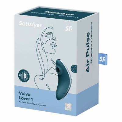 Kép 5/8 - Satisfyer Vulva Lover 1 - akkus csiklóvibrátor (kék) - 5