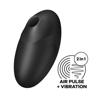Kép 10/10 - Satisfyer Vulva Lover 3 - akkus, léghullámos csiklóizgató vibrátor (fekete) - 10