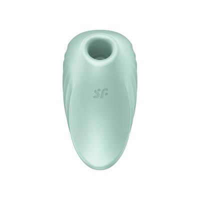 Kép 5/7 - Satisfyer Pearl Diver - akkus, léghullámos csikló vibrátor (menta) - 5