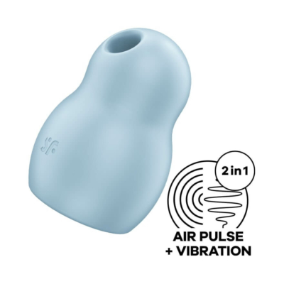 Kép 13/15 - Satisfyer Pro To Go 1 - akkus, léghullámos csiklóizgató vibrátor (kék) - 7