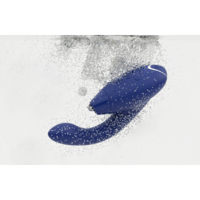 Kép 8/10 - Womanizer Duo 2 - vízálló G-pont vibrátor és csiklóizgató (kék) - 8