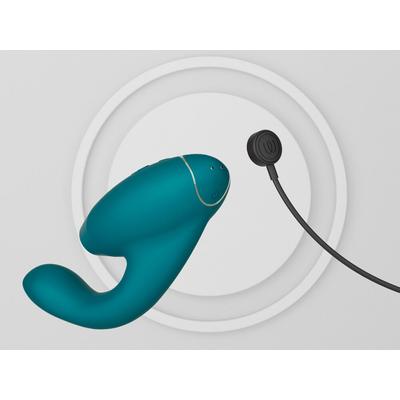 Kép 8/11 - Womanizer Duo 2 - vízálló G-pont vibrátor és csiklóizgató (zöld) - 8
