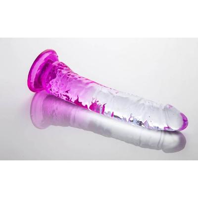 Kép 4/6 - Lonely Lance - tapadótalpas dildó (lila-áttetsző) - 4