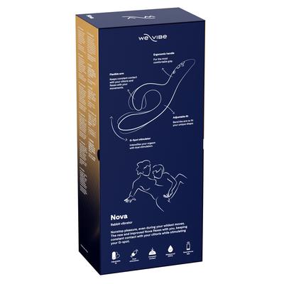 Kép 2/13 - We-Vibe Nova 2 - akkus, okos csiklókaros vibrátor (kék) - 2