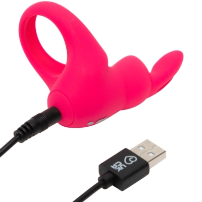 Kép 3/3 - Happyrabbit Cock - akkus vibrációs péniszgyűrű (pink) - 3