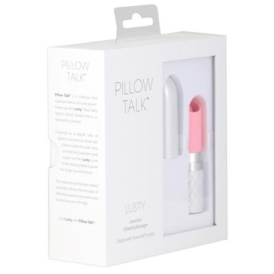 Kép 12/12 - Pillow Talk Lusty - akkus, nyelves rúdvibrátor (pink) - 12