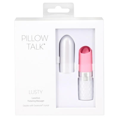 Kép 4/12 - Pillow Talk Lusty - akkus, nyelves rúdvibrátor (pink) - 4
