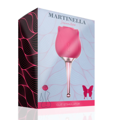 Kép 2/5 - MARTINELLA Rose - akkus, nyelves 2in1 csiklóvibrátor (pink) - 2