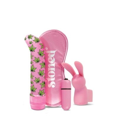Kép 1/4 - Stoner Budz Bunny - G-pont vibrátor szett (4 részes) - pink