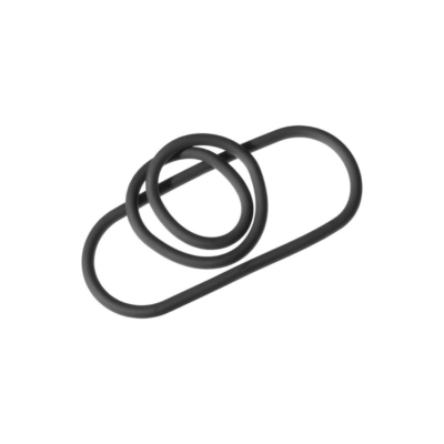 Kép 2/2 - Perfect Fit Slim Wrap 9" - vékony péniszgyűrű - fekete (22cm) - 2