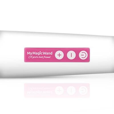 Kép 3/8 - MyMagicWand - erős masszírozó vibrátor (fehér-pink) - 3
