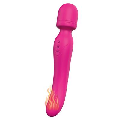 Kép 13/13 - Vibes of Love Wand - akkus, melegítő, masszírozó vibrátor (pink) - 13