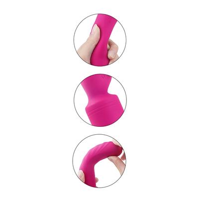 Kép 5/13 - Vibes of Love Wand - akkus, melegítő, masszírozó vibrátor (pink) - 5
