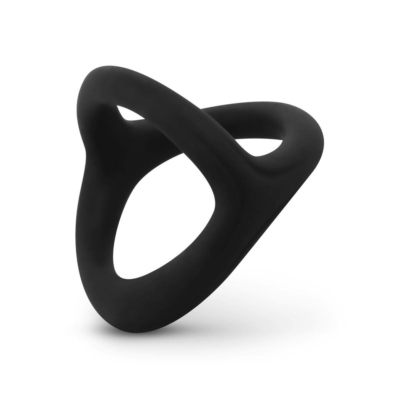 Kép 1/7 - Easytoys Desire Ring - rugalmas pénisz- és heregyűrű (fekete)