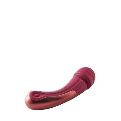 Kép 3/8 - Dinky Jacky 0. Wand - akkus, masszírozó vibrátor (bordó) - 3