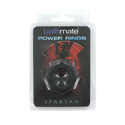 Kép 2/2 - BathMate - Spartan szilikon péniszgyűrű (fekete) - 2