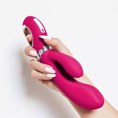 Kép 2/7 - Nomi Tang Wild Rabbit 2 - akkus, csiklókaros G-pont vibrátor (pink) - 2