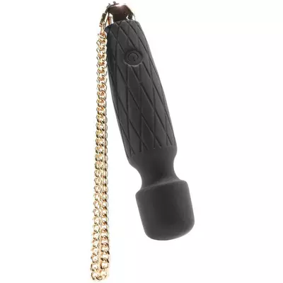 Kép 11/11 - Bodywand Luxe - akkus, mini masszírozó vibrátor (fekete) - 6