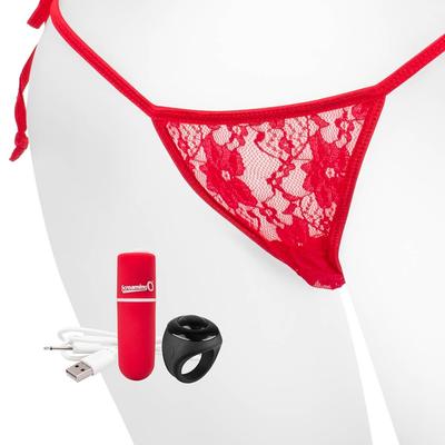 Kép 4/6 - MySecret Screaming Panty - akkus, rádiós vibrációs tanga - piros (S-L) - 4