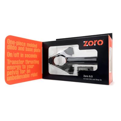 Kép 2/7 - Perfect Fit ZORO 6.5- felcsatolható dildó (16,5cm) - fekete - 2