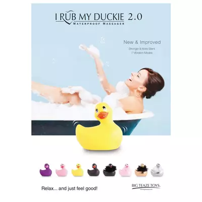 Kép 11/11 - My Duckie Classic 2.0 - játékos kacsa vízálló csiklóvibrátor (pink) - 6