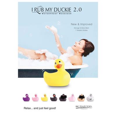 Kép 5/5 - My Duckie Paris 2.0 - játékos kacsa vízálló csiklóvibrátor (ezüst) - 5