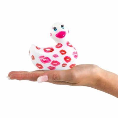 Kép 2/6 - My Duckie Romance 2.0 - csókos kacsa vízálló csiklóvibrátor (fehér-pink) - 2