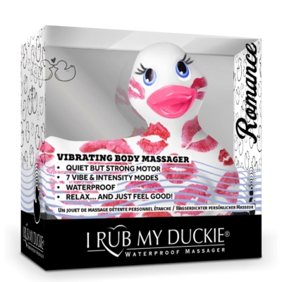 Kép 6/6 - My Duckie Romance 2.0 - csókos kacsa vízálló csiklóvibrátor (fehér-pink) - 6