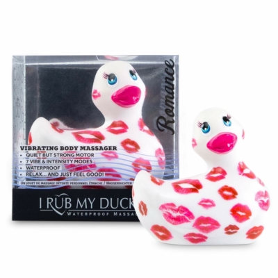 Kép 1/6 - My Duckie Romance 2.0 - csókos kacsa vízálló csiklóvibrátor (fehér-pink)