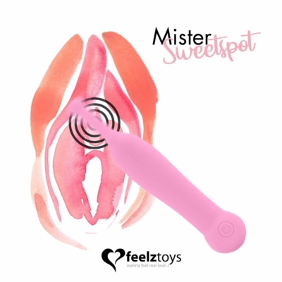 Kép 2/6 - FEELZTOYS Mister Sweetspot - akkus, vízálló csiklóvibrátor (pink) - 2