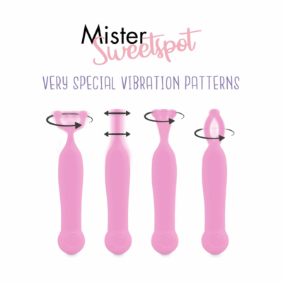Kép 5/11 - FEELZTOYS Mister Sweetspot - akkus, vízálló csiklóvibrátor (pink) - 3
