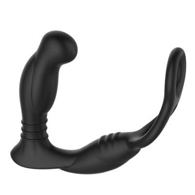 Kép 1/5 - Nexus Simul8 - akkus vibrációs péniszgyűrű anál dildóval (fekete) 