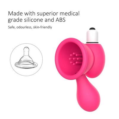 Kép 4/6 - Aixiasia Bobo - mellszívó vibrátor (pink) - 4