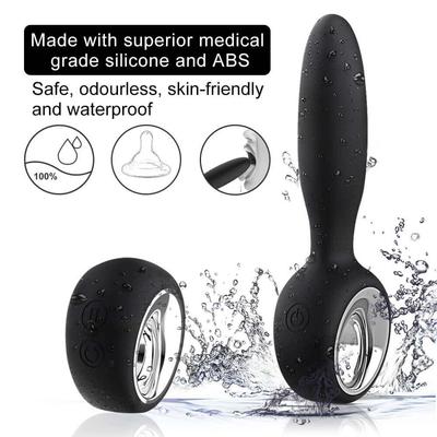 Kép 5/10 - Aixiasia Dylon-Remote - akkus, rádiós anál vibrátor (fekete) - 5