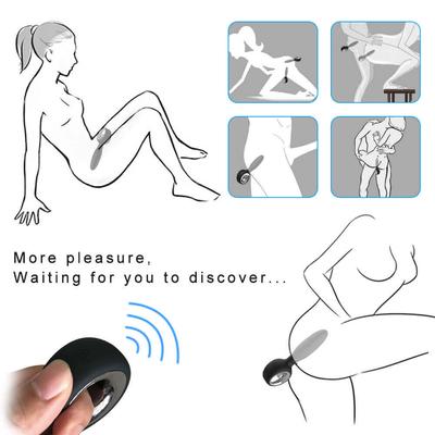 Kép 8/10 - Aixiasia Dylon-Remote - akkus, rádiós anál vibrátor (fekete) - 8