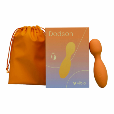 Kép 3/7 - Vibio Dodson Wand - akkus, okos masszírozó vibrátor (narancs) - mini - 2