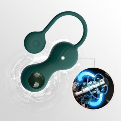Kép 7/9 - Magic Motion Crystal Duo - okos, akkus gésagolyó szett - zöld - (2 részes) - 7