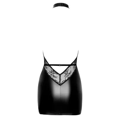 Kép 10/11 - Noir - nyakpántos miniruha (fekete)