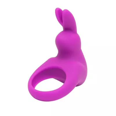 Kép 2/5 - Happyrabbit Cock - akkus vibrációs péniszgyűrű (lila)