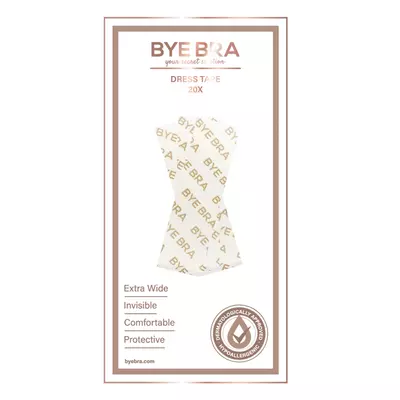 Kép 2/7 - Bye Bra - kétoldalas ruharögzítő szalag (20 db)