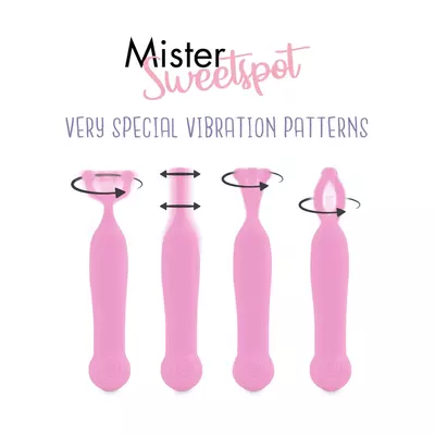 Kép 4/11 - FEELZTOYS Mister Sweetspot - akkus, vízálló csiklóvibrátor (pink)