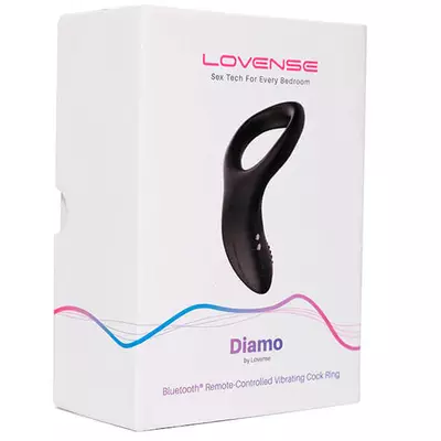 Kép 6/13 - LOVENSE Diamo - okos, vibrációs péniszgyűrű (fekete)