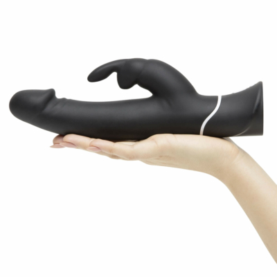 Kép 4/7 - Happyrabbit Realistic - vízálló, akkus csiklókaros vibrátor (fekete)