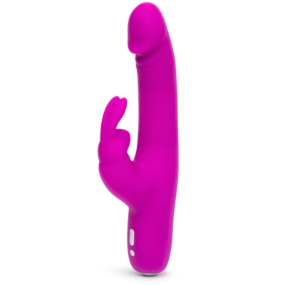 Kép 2/11 - Happyrabbit Realistic Slim - akkus, csiklókaros vibrátor (lila)