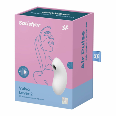 Kép 16/19 - Satisfyer Vulva Lover 2 - akkus léghullámos csiklóvibrátor (fehér)