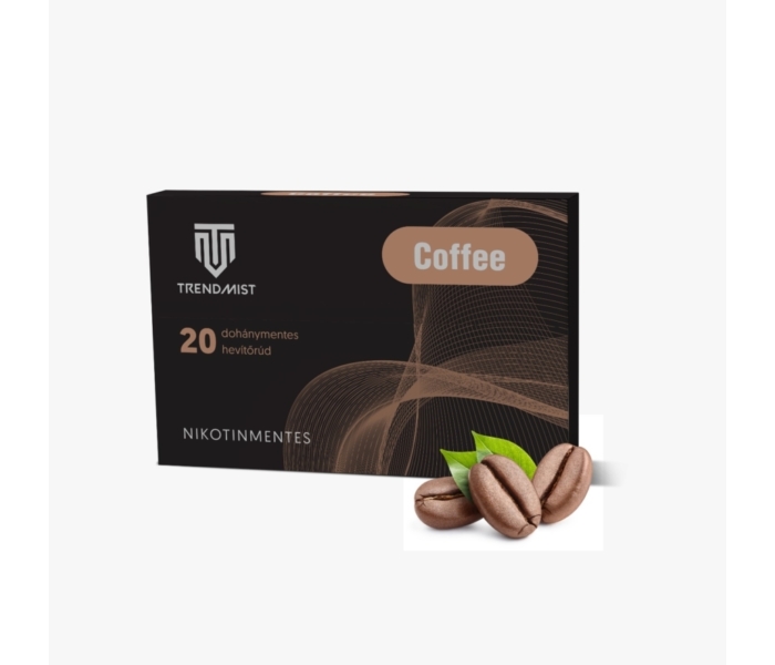 Trendmist kávé ízű nikotinmentes hevítőrúd - doboz
