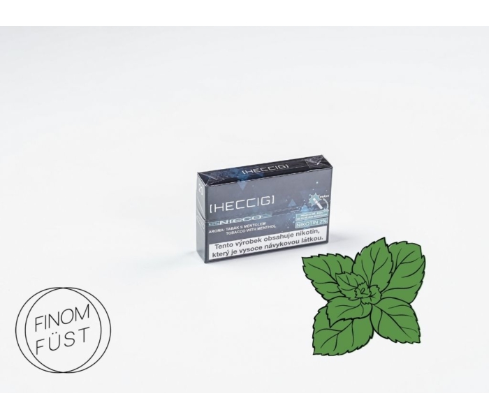 Heccig Nicco Erős mentol 2in1 ízhatású nikotinos hevítőrúd - doboz
