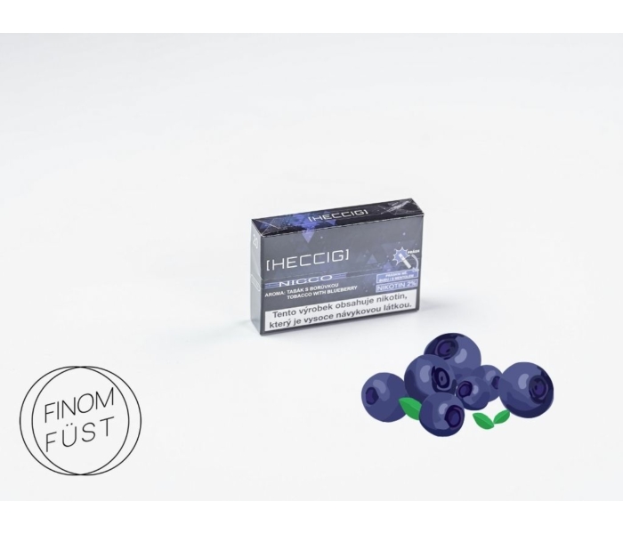 Heccig Nicco Áfonya 2in1 ízhatású nikotinos hevítőrúd - doboz