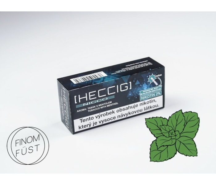 Heccig Nicco Erős mentol 2in1 ízhatású nikotinos hevítőrúd - karton