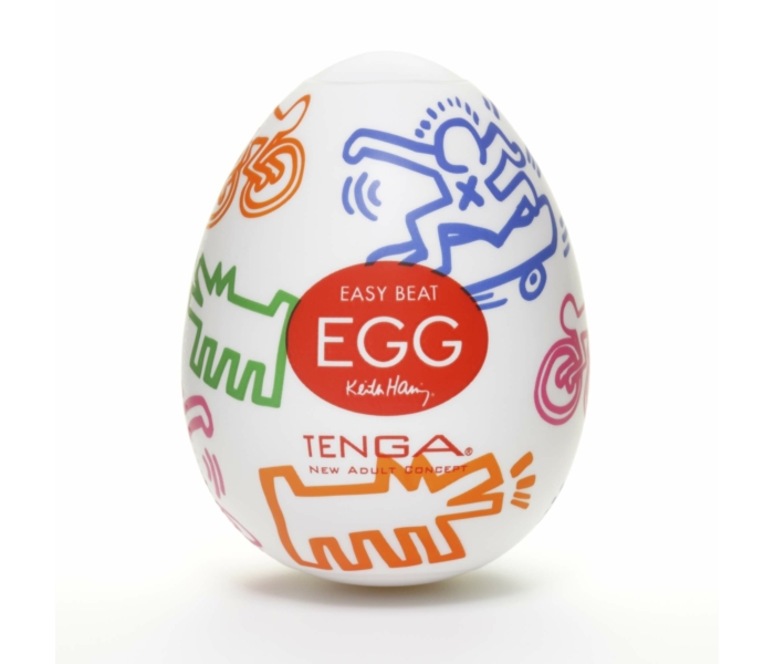 TENGA Egg Keith Haring Street - maszturbációs tojás (1db) - 2
